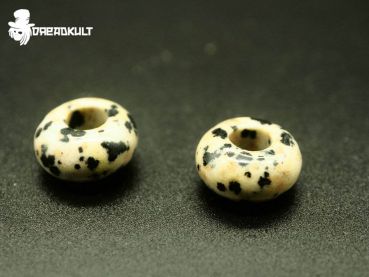 Dalmatiner Jaspis dread perlen , Dreadschmuck, dreadperlen, schmuck für dreadlocks, dreadlock schmuck, dreadperle,Handgefertigte Unikate , Fairy, Elfe, Mittelalterschmuck, Middleage, Fantasy, Bohemian, Cosplay, Gypsy, Hippie, Festival, gothic schmuck,